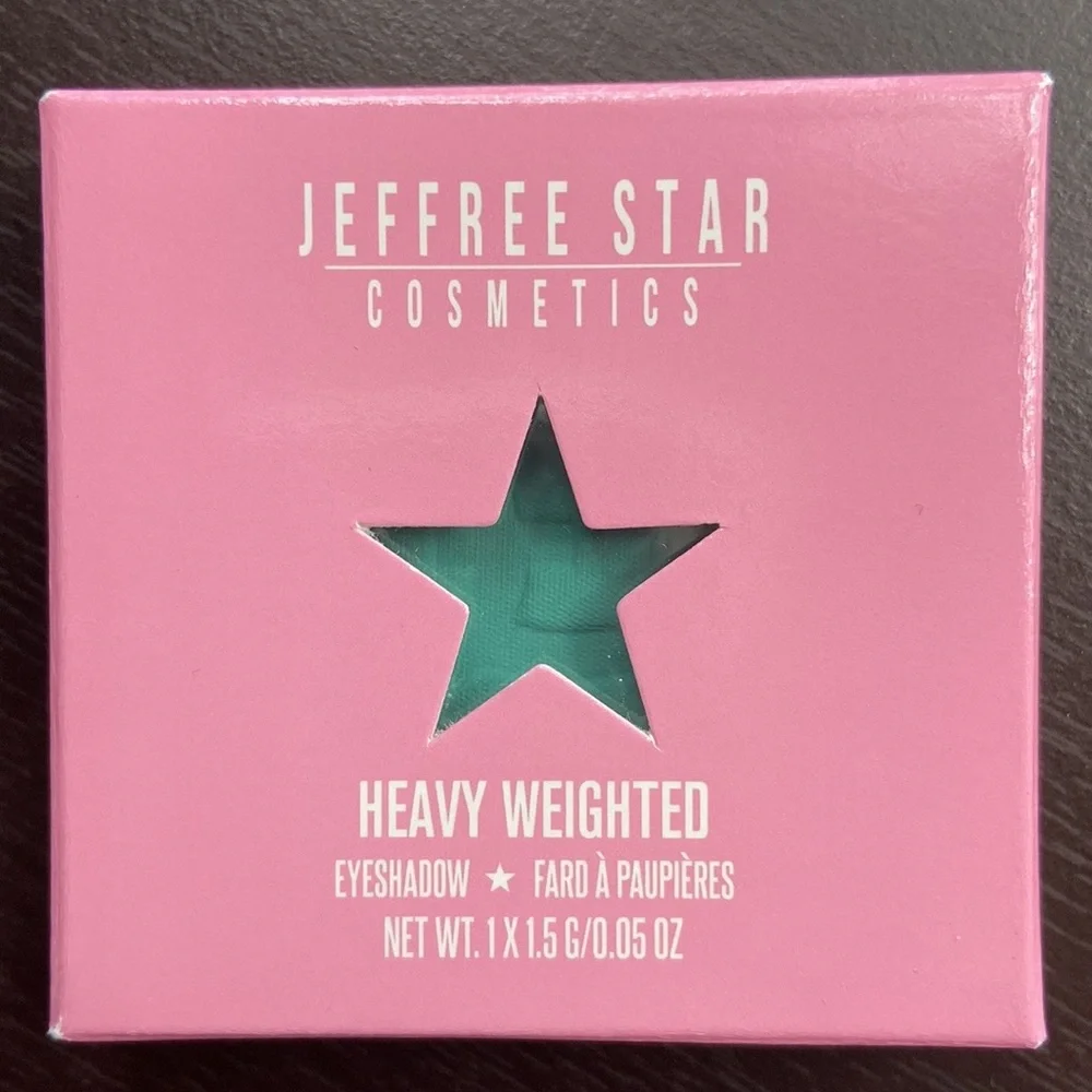 NEW! JEFFREE STAR Pressed Pigment Eye Shadow Single HEAVY WEIGHTED Blue Matte